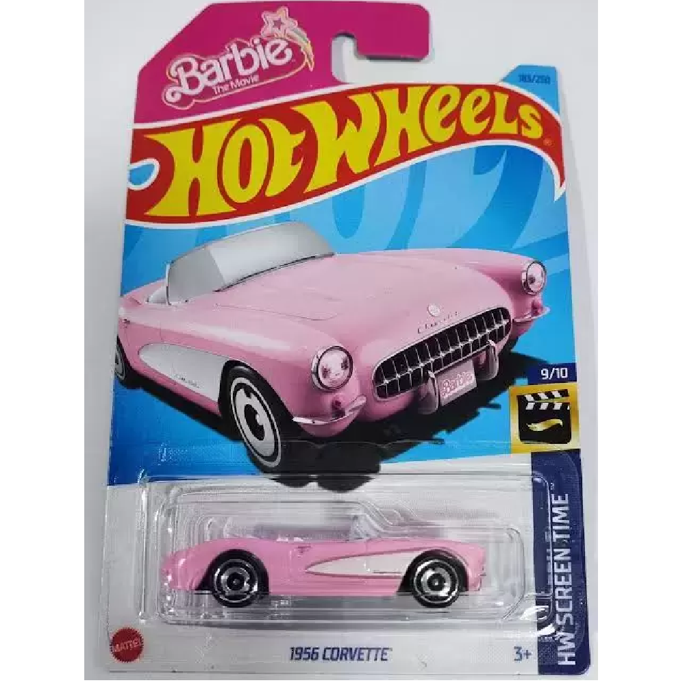 Mattel Hot Wheels - Αυτοκινητάκι 1956 Corvette 9/10 , HW Screen Time HKG52 (5785)