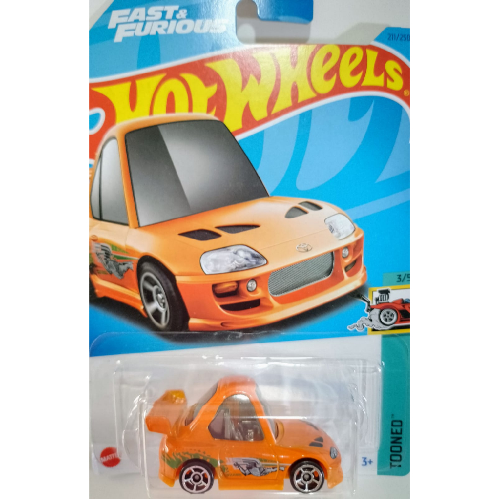 Mattel Hot Wheels - Αυτοκινητάκι ’94 Toyota Supra 3/5 , Tooned HKG62 (5785)