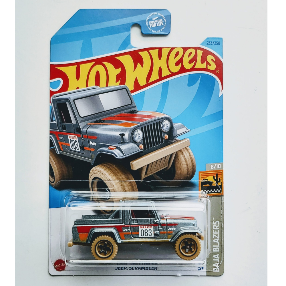 Mattel Hot Wheels - Αυτοκινητάκι TBaja Blazers 8/10 , Jeep Scrambler HKG78 (5785)