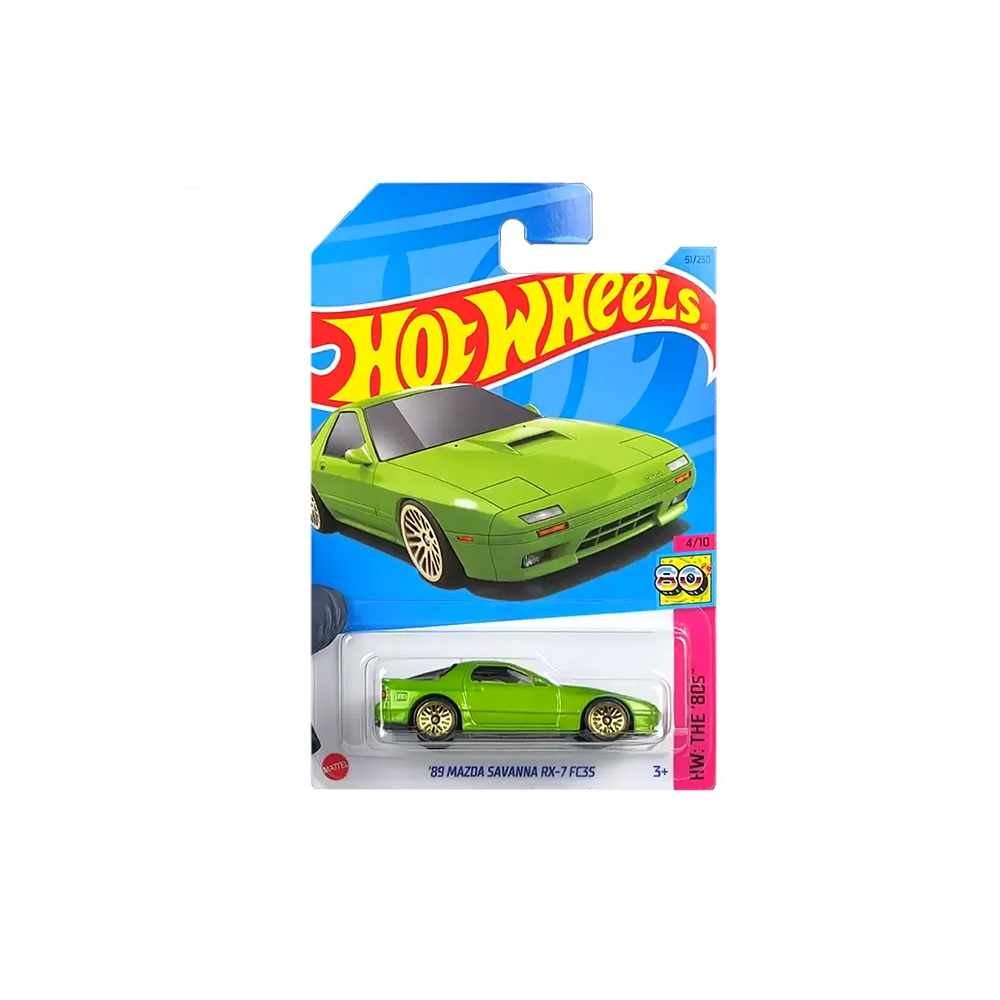 Mattel Hot Wheels - Αυτοκινητάκι HW The ΄80s, ΄89 Mazda Savanna RX-7 FC3S (4/10) HKG81 (5785)