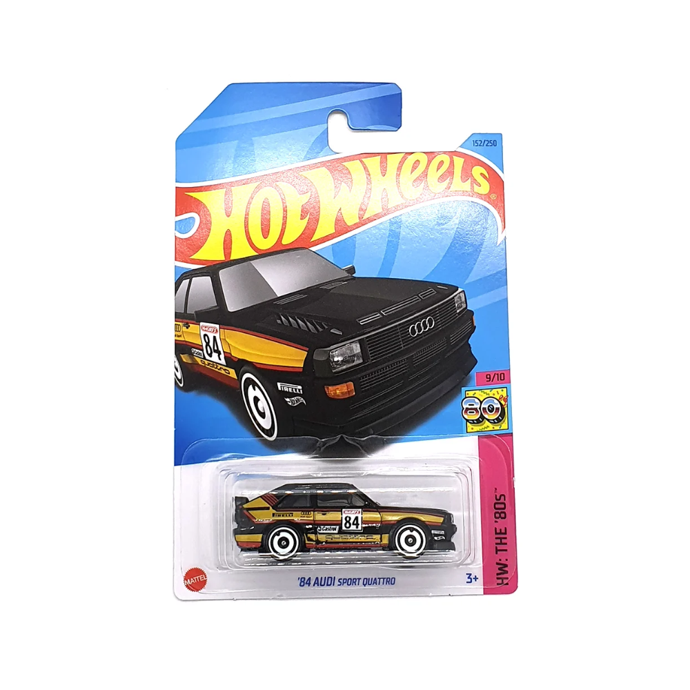 Mattel Hot Wheels - Αυτοκινητάκι HW The ΄80s, ΄84 Audi Sport Quattro (9/10) HKG88 (5785)