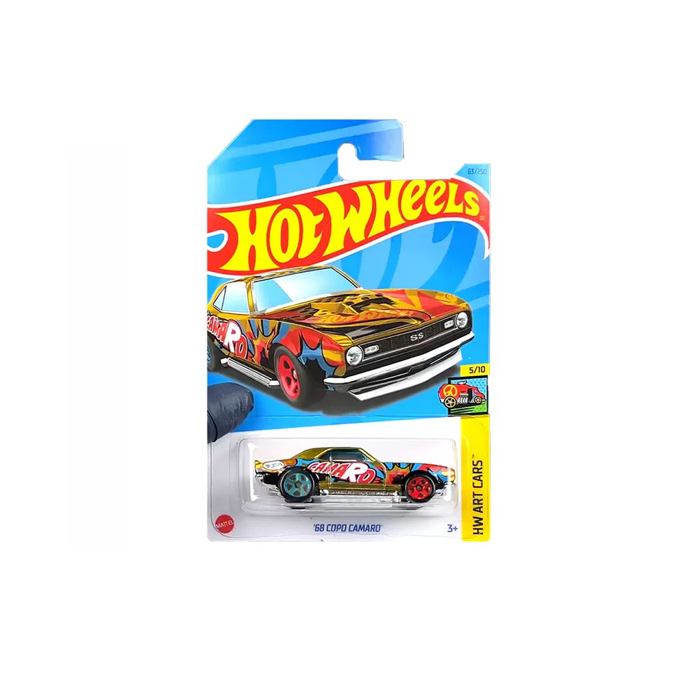 Mattel Hot Wheels - Αυτοκινητάκι HW Art Cars, ΄68 Copo Camaro (5/10) HKH49 (5785)
