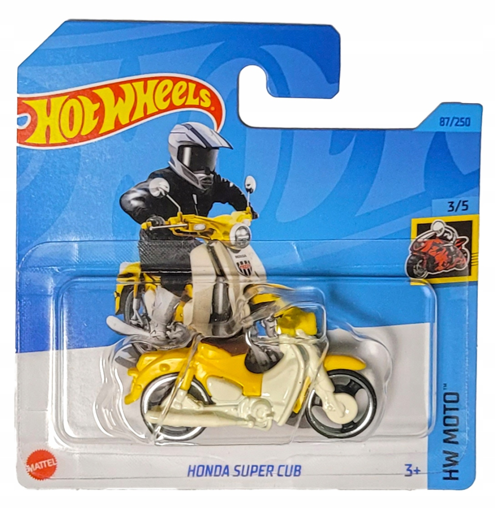 Mattel Hot Wheels - Αυτοκινητάκι HW Moto 3/5 , Honda Super Cub HKK32 (5785)