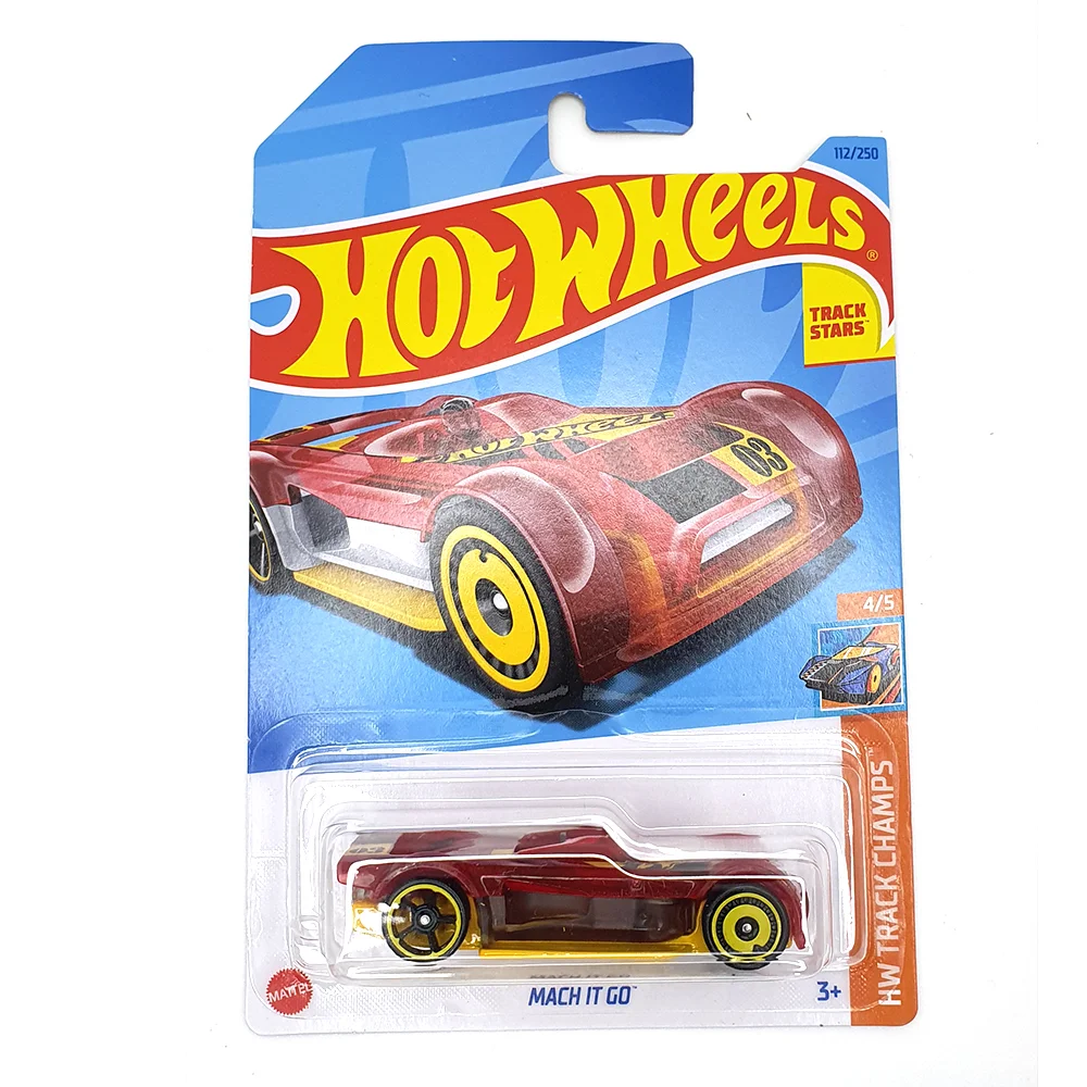 Mattel Hot Wheels - Αυτοκινητάκι Mach It Go 4/5 , HW Track Champs HKK40 (5785)