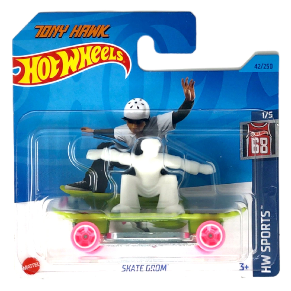 Mattel Hot Wheels - Αυτοκινητάκι HW Sports, Skate Grom (1/5) HKK42 (5785)