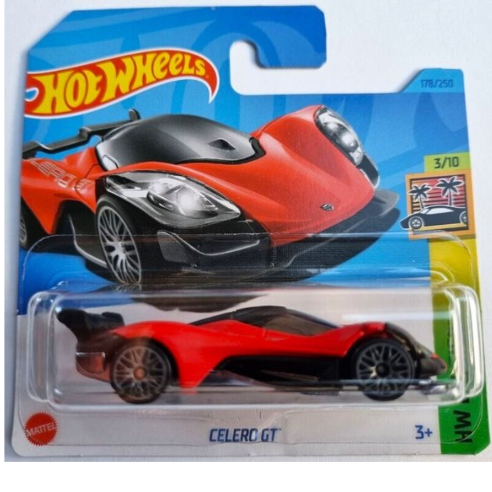 Mattel Hot Wheels - Αυτοκινητάκι HW Exotics 3/10 , Celero GT HKK55 (5785)