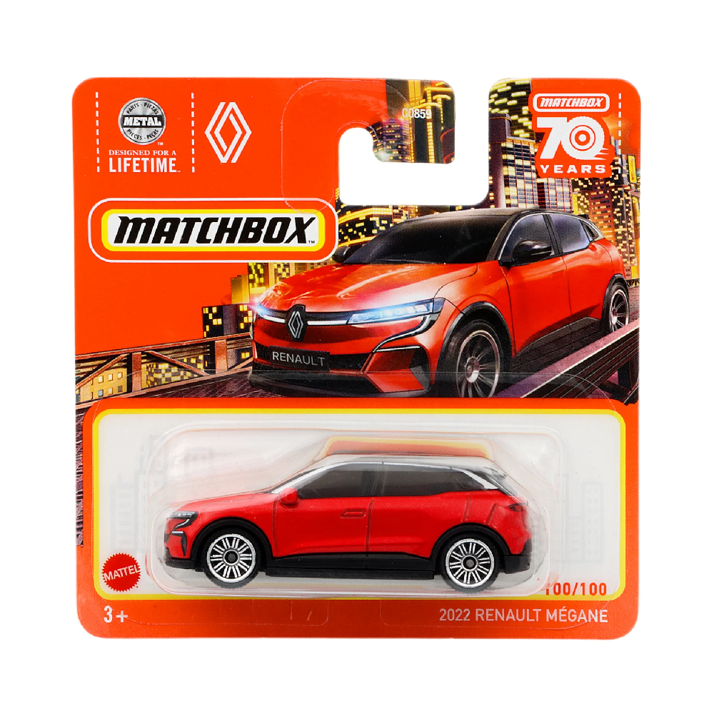 Mattel Matchbox - Αυτοκινητάκι, 2022 Renault Megane (100/100) HLC69 (C0859)