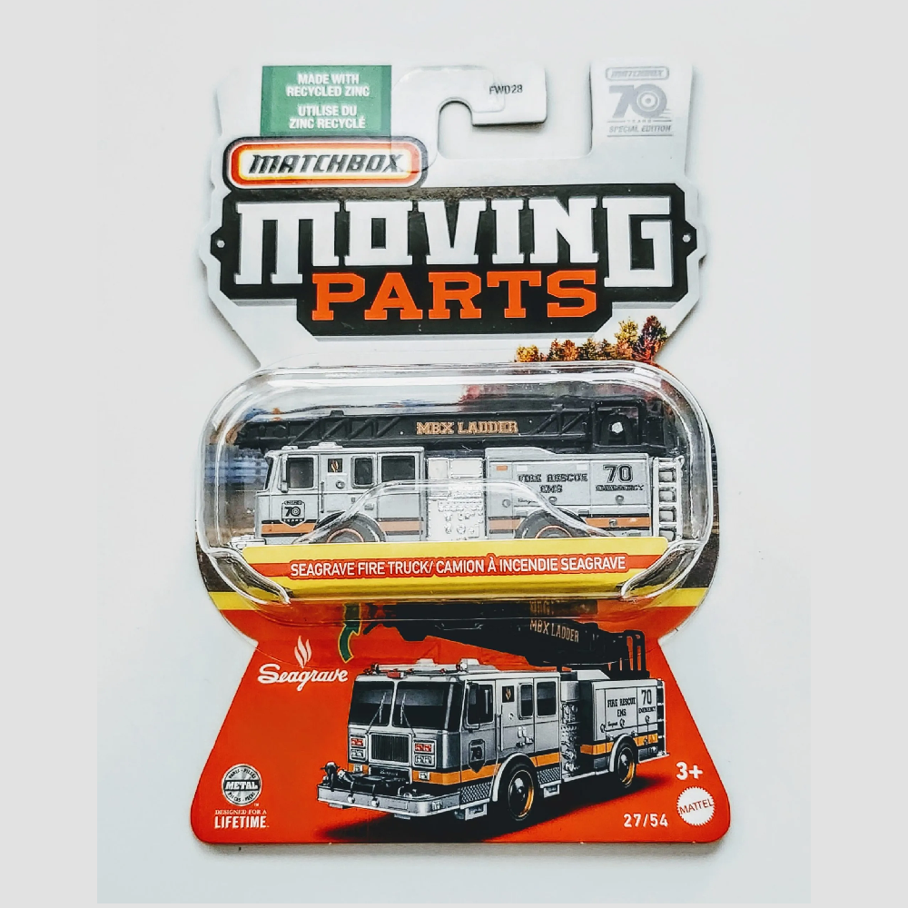Mattel Matchbox - Moving Parts, Seagrave Fire Truck (27/54) HLG12 (FWD28)