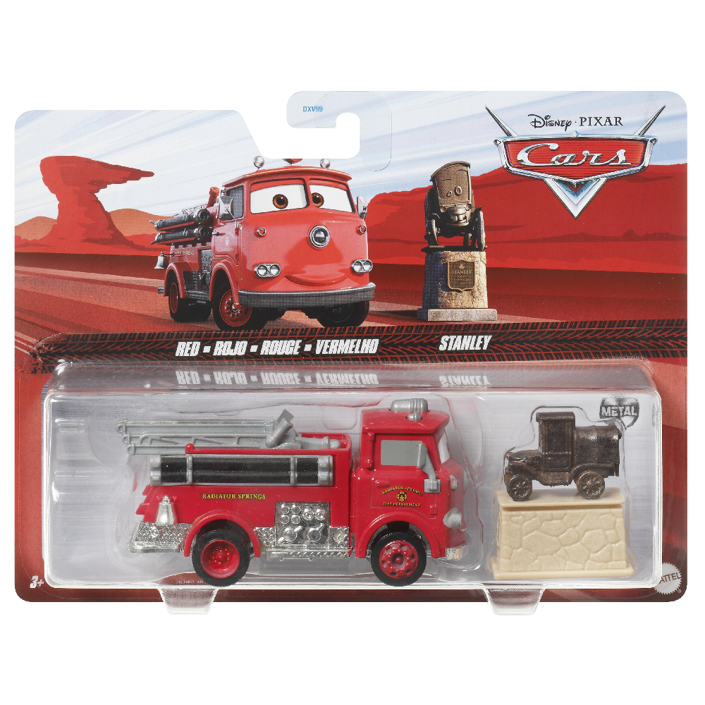 Mattel Cars - Σετ Με 2 Αυτοκινητάκια, Red & Stanley HLH62 (DXV99)