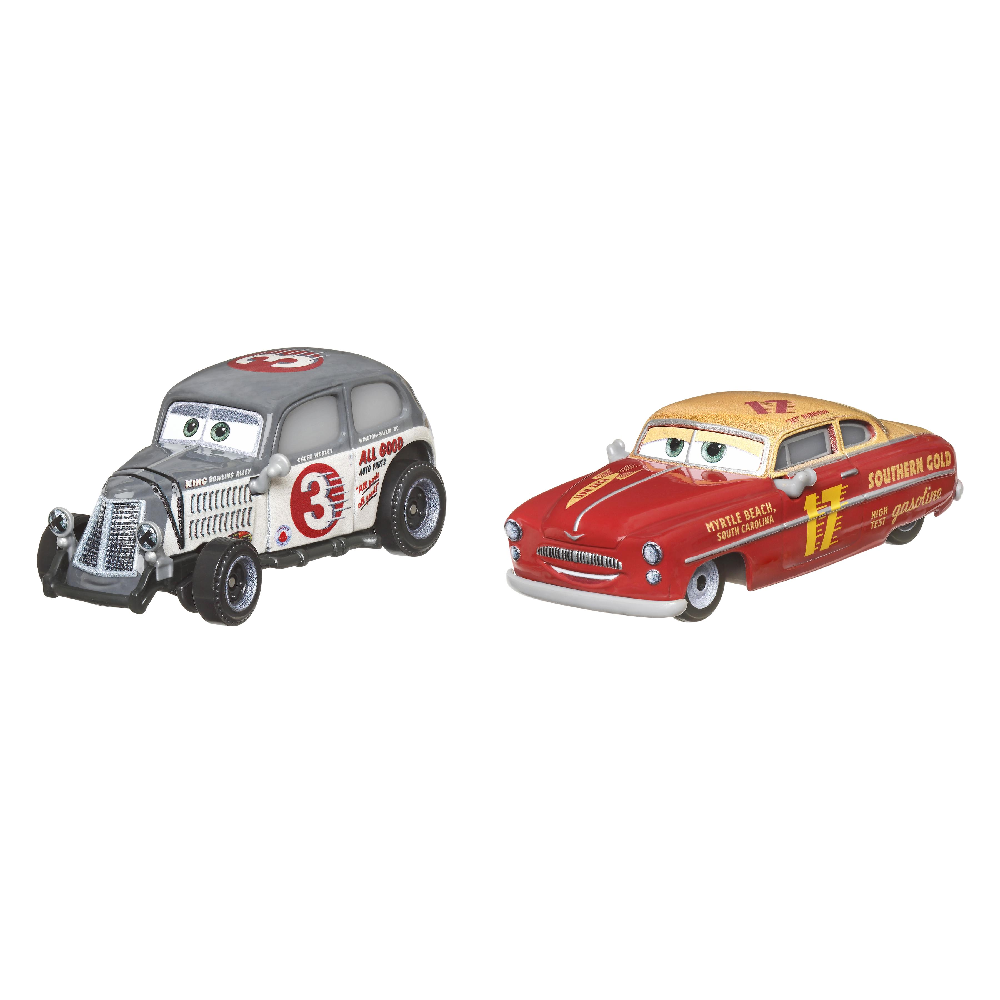 Mattel Cars - Σετ Με 2 Αυτοκινητάκια, Caleb Worley & Jet Robinson HLH65 (DXV99)