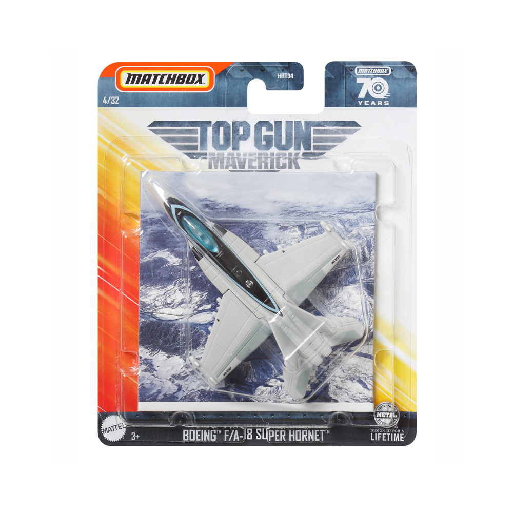 Mattel Matchbox - Αεροπλανάκι Top Gun Maverick, Boeing F/A-18 Super Hornet (4/32) HLJ01 (HHT34)