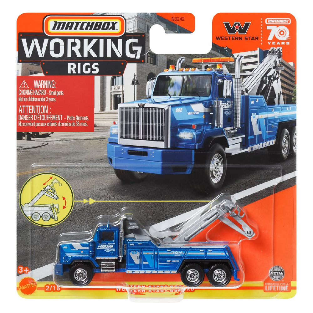 Mattel Matchbox - Working Rigs, Western Star 6900XD (2/16) HLM89 (N3242)