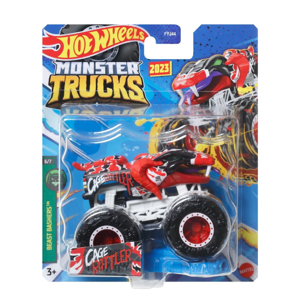 Mattel Hot Wheels - Monster Trucks, Cage Rattler (FYJ44)