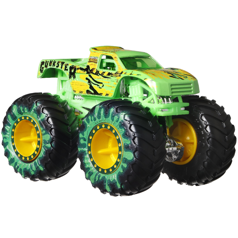 Mattel Hot Wheels - Monster Trucks, Demolition Doubles, Gunkster Vs 5 Alarm HLT69 (FYJ64)