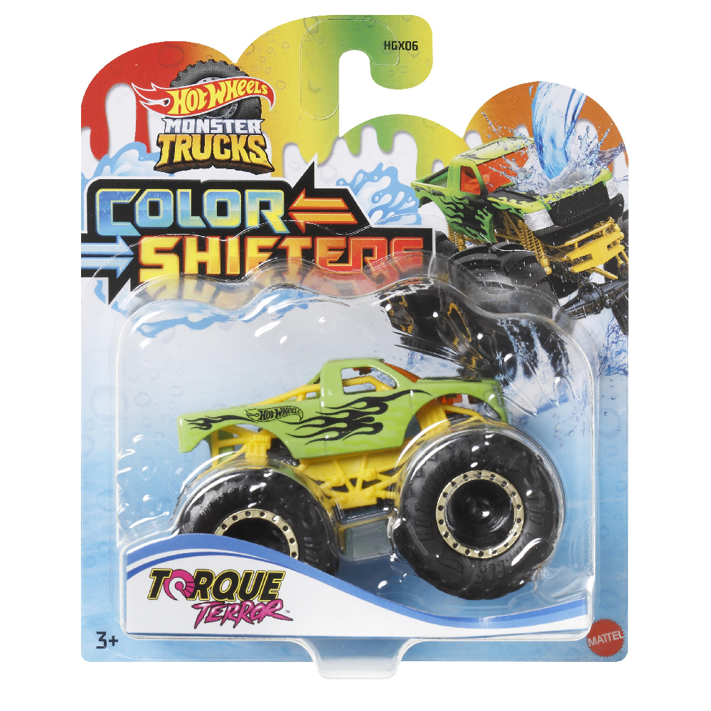 Mattel Hot Wheels - Monster Trucks, Color Shifters, Torque Terror HMH34 (HGX06)