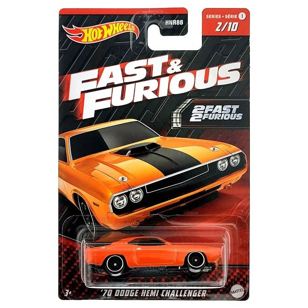 Mattel Hot Wheels - Fast And Furious, ΄70 Dodge Hemi Challenger (2/10) HNR92 (HNR88)
