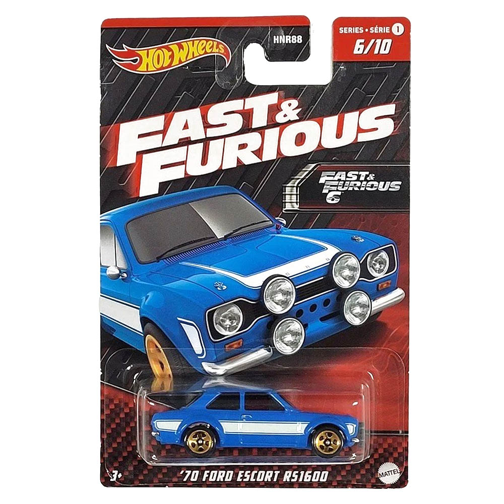 Mattel Hot Wheels - Fast And Furious, ΄70 Ford Escort RS1600 (6/10) HNR96 (HNR88)