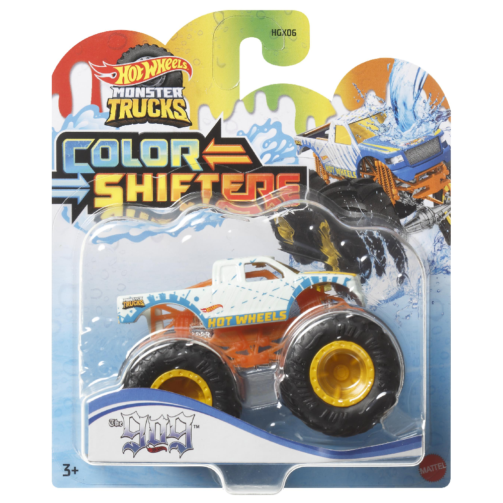 Mattel Hot Wheels - Monster Trucks, Color Shifters, The Gog HNW05 (HGX06)