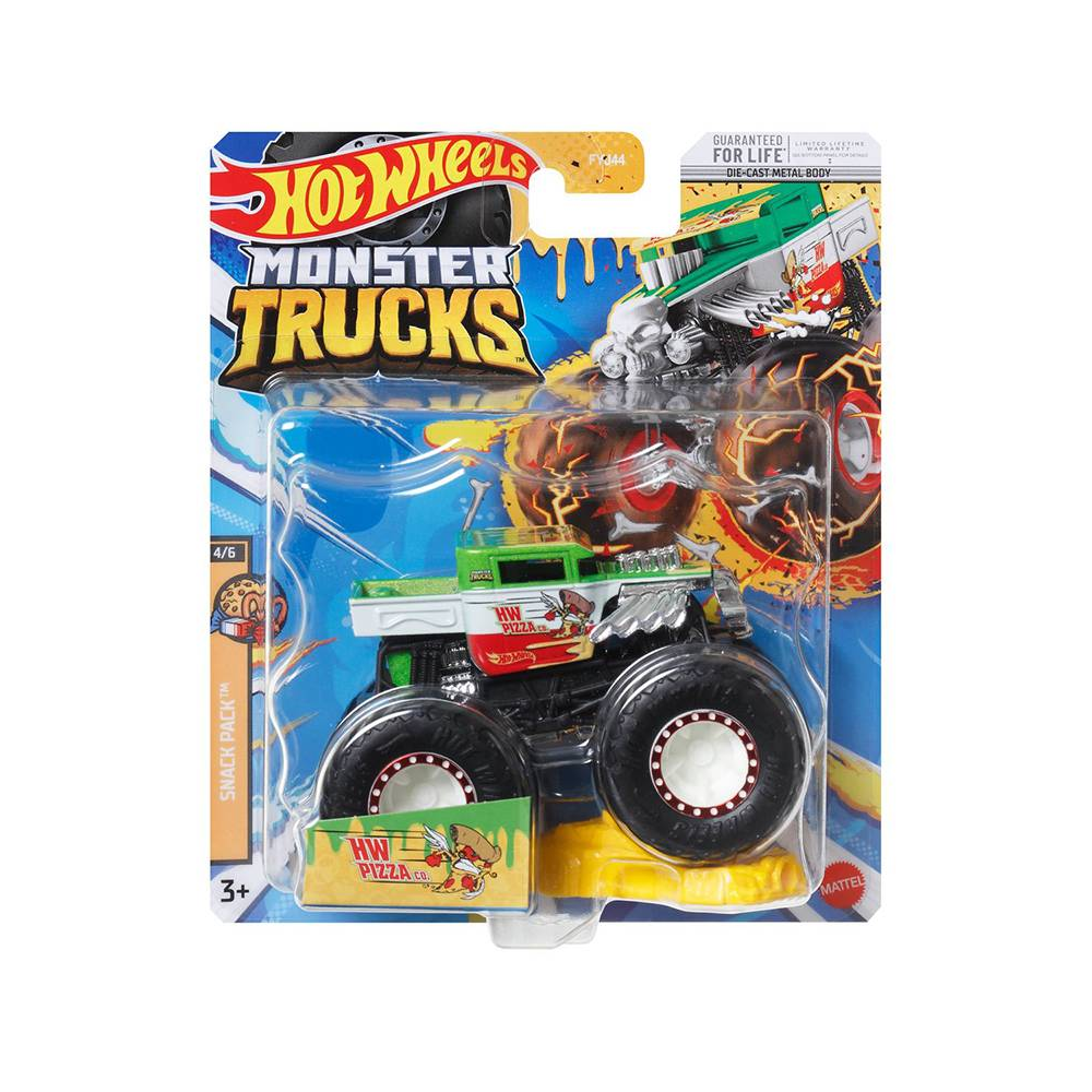 Mattel Hot Wheels - Monster Trucks, Pizza HNW18 (FYJ44)