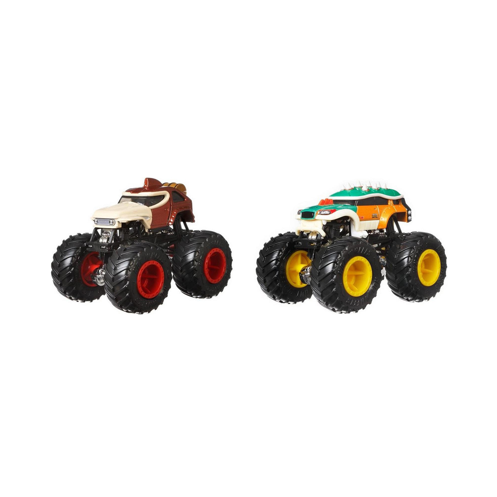 Mattel Hot Wheels - Monster Trucks, Donkey Kong Vs Bowser HNX23 (FYJ64)