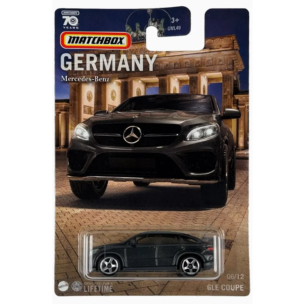Mattel Matchbox - Αυτοκινητάκι Γερμανικό Μοντέλο, Gle Coupe (6/12) HPC61 (GWL49)