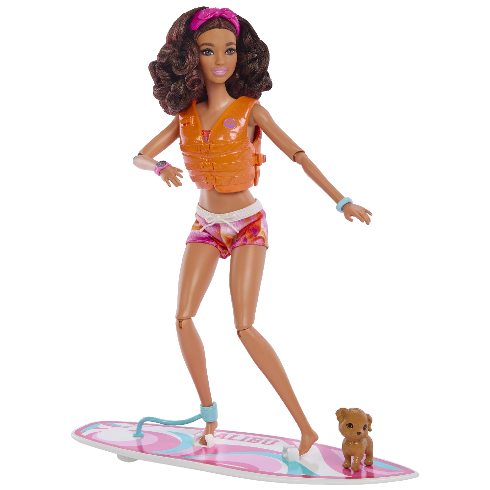 Mattel Barbie - Beach Με Σανίδα Surf HPL69 (HPT49)