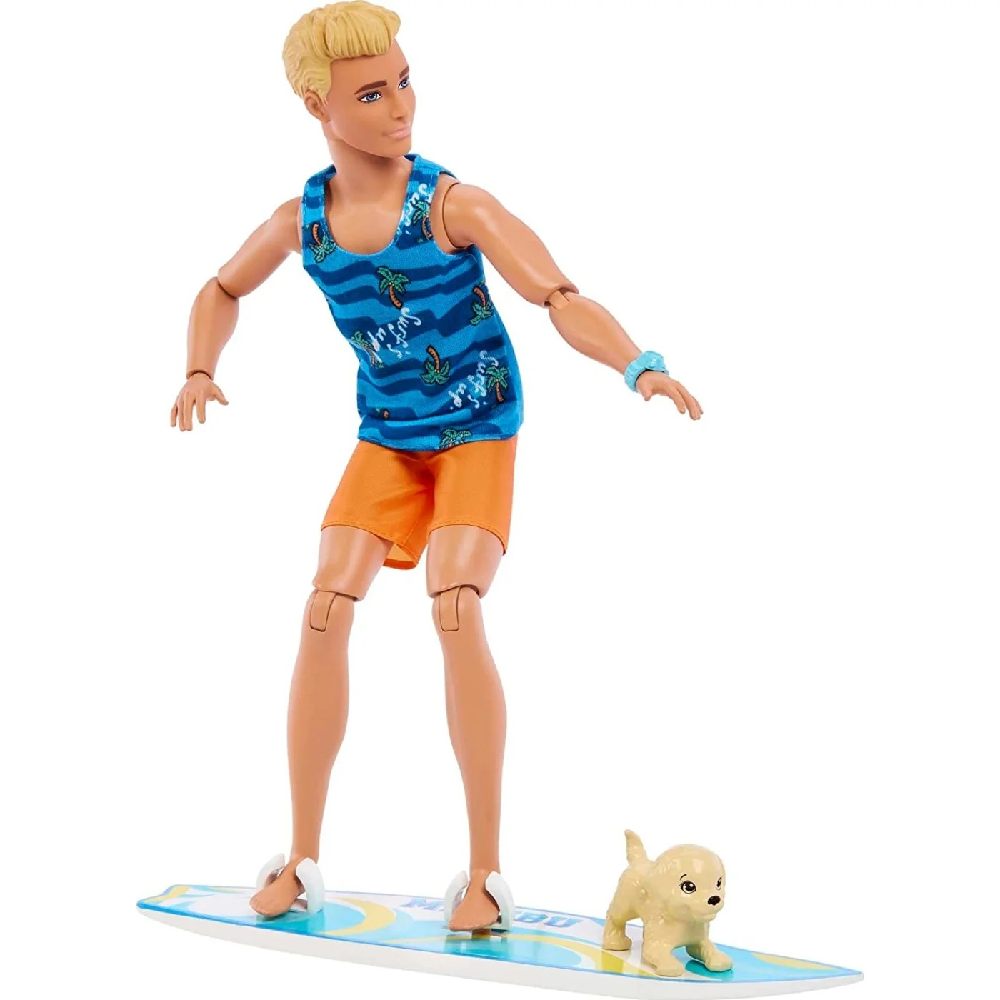 Mattel Barbie - Ken Beach Με Σανίδα Surf HPT50 (HPT49)