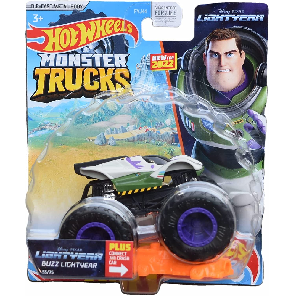 Mattel Hot Wheels - Monster Trucks, Buzz Lightyear HPX07 (FYJ44)