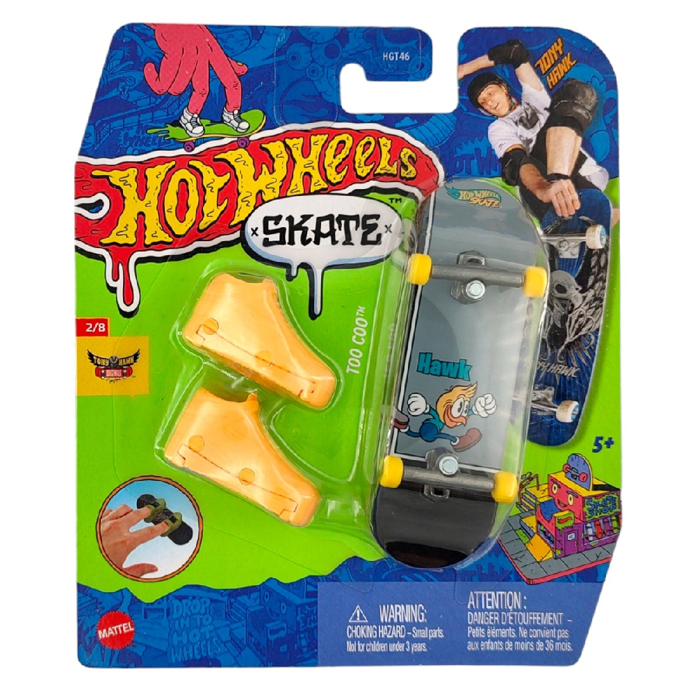 Mattel - Hot Wheels Skate, Tony Hawk, Too Coo (2/8) HVJ75 (HGT46)