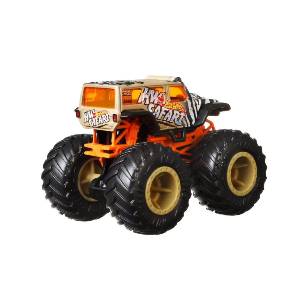 Mattel Hot Wheels - Monster Trucks, Demolition Doubles, HW Safari Vs Wild Streak HWN58 (FYJ64)