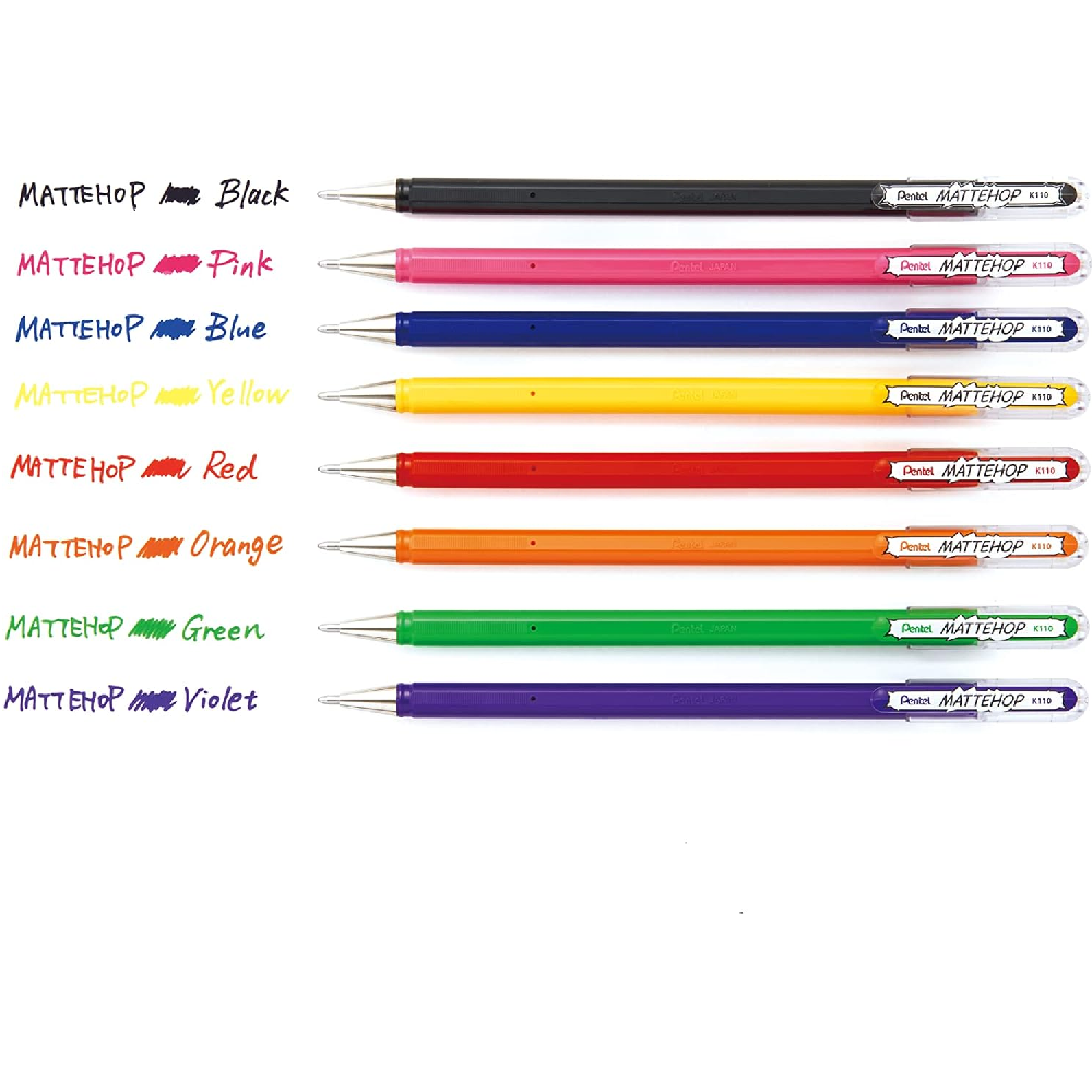 Pentel - Στυλό Hybrid Gel Grip 1.0mm, White K230-WO