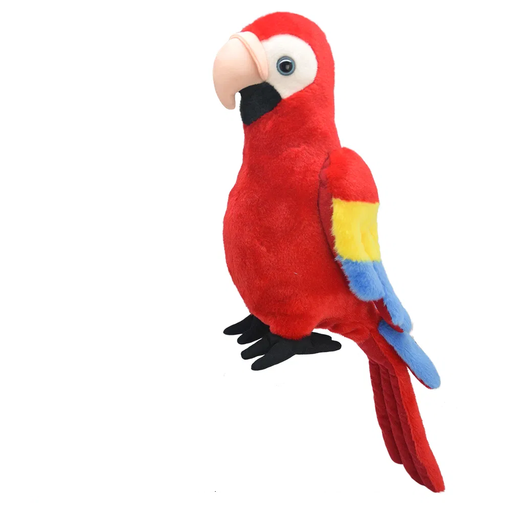 Wild Planet - Λούτρινο Scarlet Macaw 38 εκ K8261