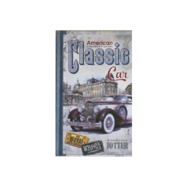 Company Fresh - Σημειωματάριο Bourgeois American Classic Car A6 80 Φύλλων LIN-1615