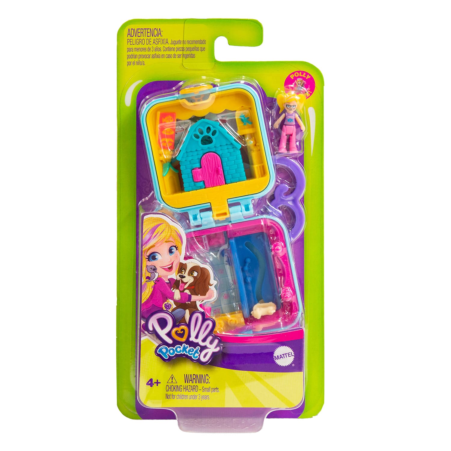 Mattel Polly Pocket - Μίνι Σετάκι Μπρελόκ Σκυλόσπιτο GTM64 (GKJ39)