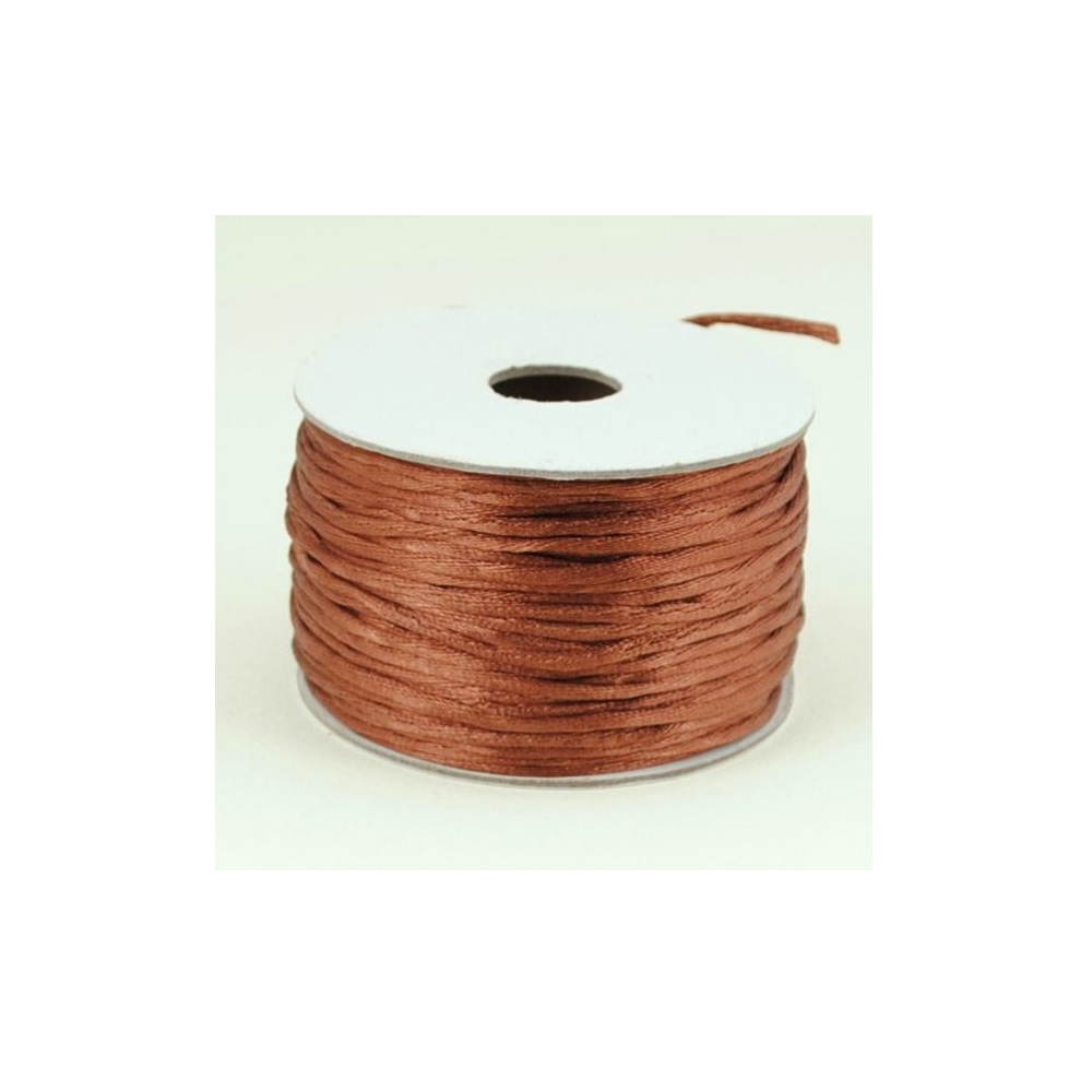 Kyriacou - Κορδόνι Σατέν Ποντικοουρά 2mmX50M Brown MSTXXXXX-XX2X50-90XXXX