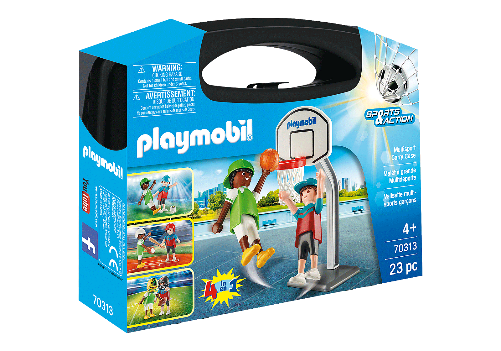 Playmobil Sports & Action - Maxi Βαλιτσάκι Multisport 70313