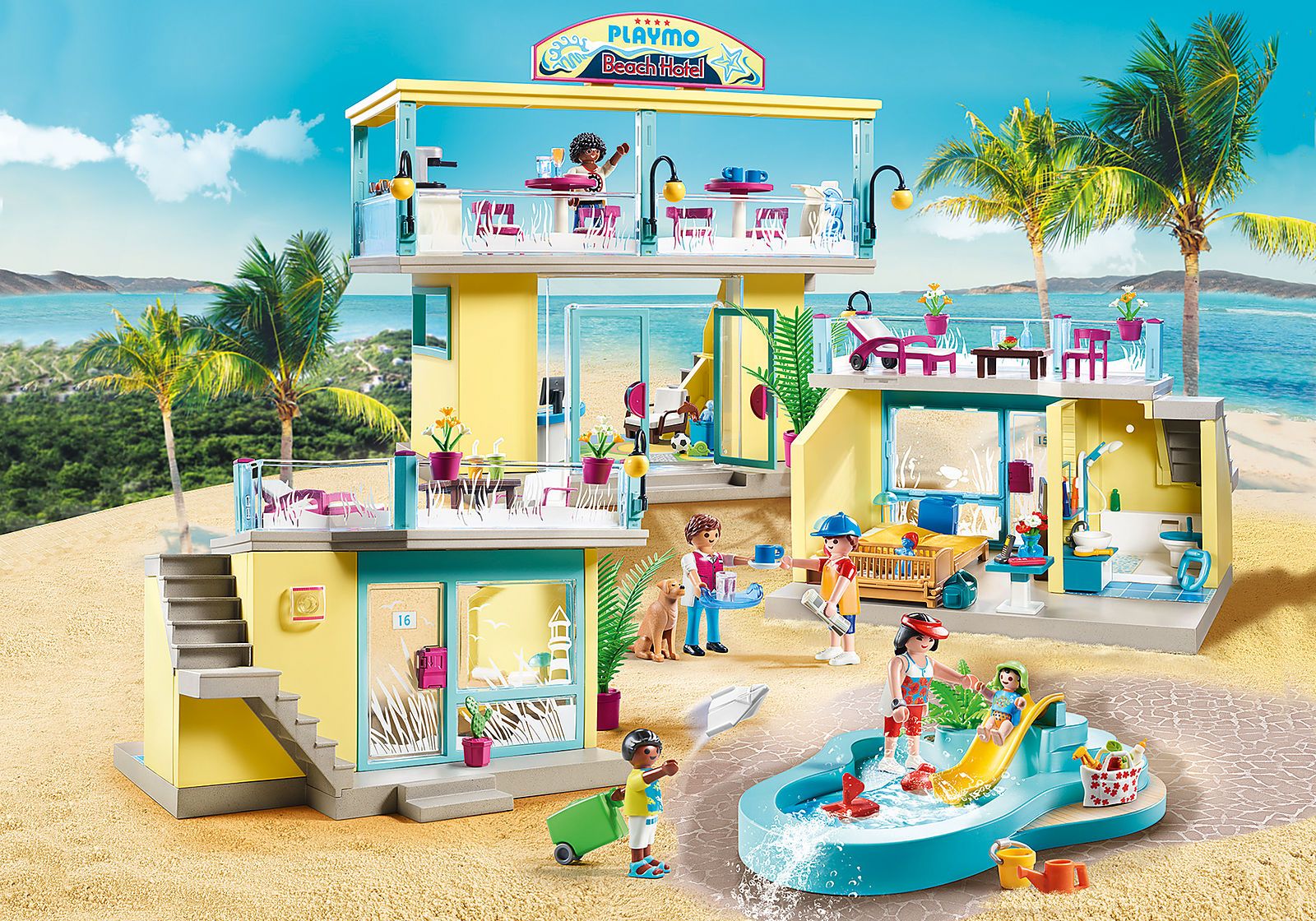 Playmobil Family Fun - Playmo Παραθαλάσσιο Ξενοδοχείο 70434