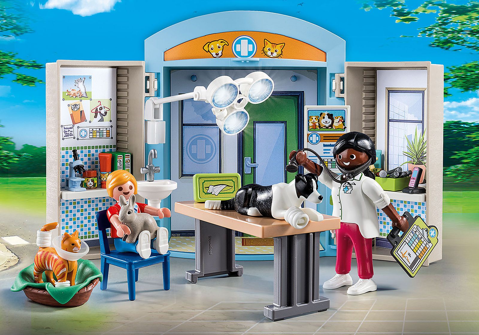 Playmobil City Life - Play Box Κτηνιατρείο 70309