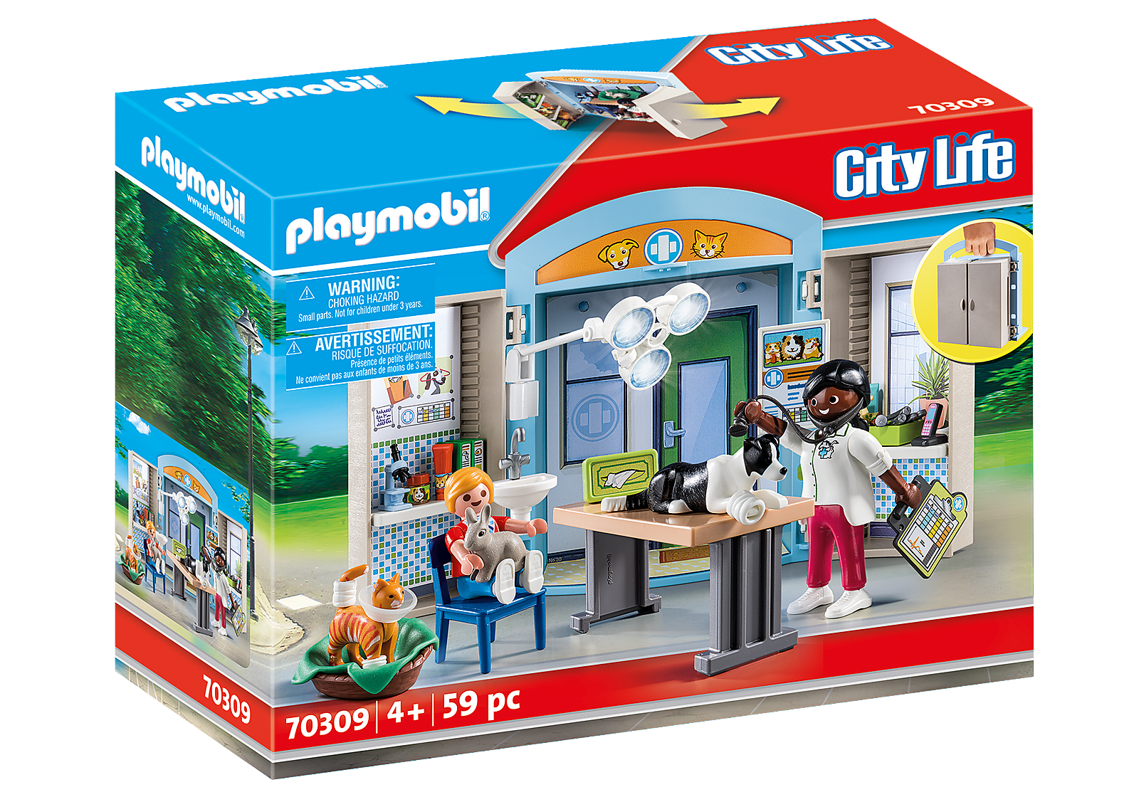 Playmobil City Life - Play Box Κτηνιατρείο 70309