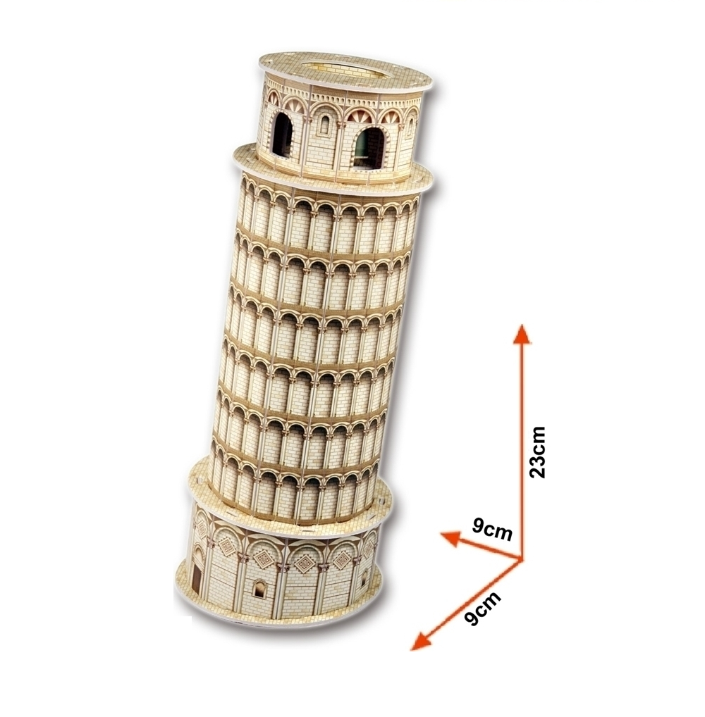 Cubic Fun – 3D Puzzle Leaning Tower Of Pisa 8 Pcs S3008h