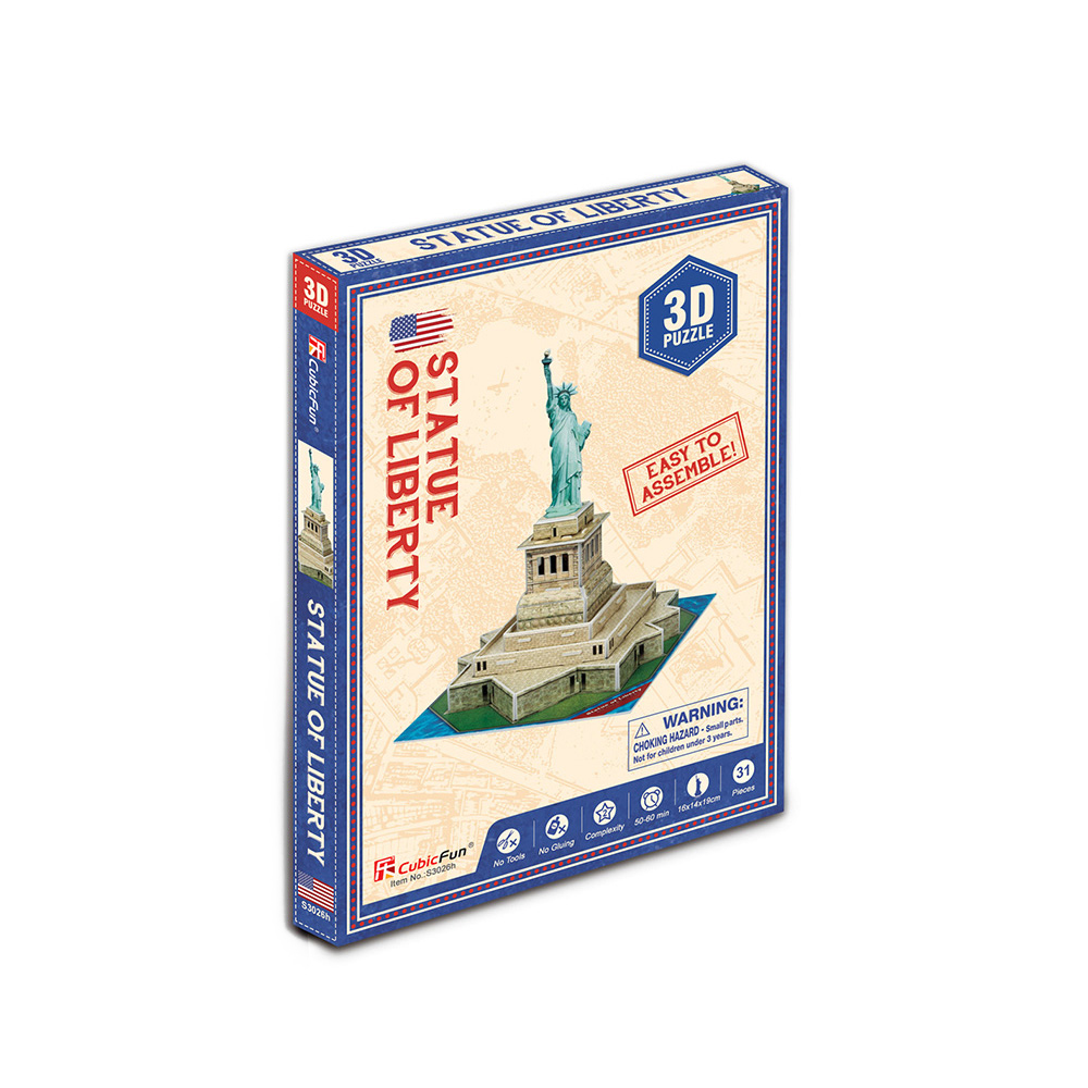 Cubic Fun – 3D Puzzle Statue Of Liberty 31 Pcs S3026h
