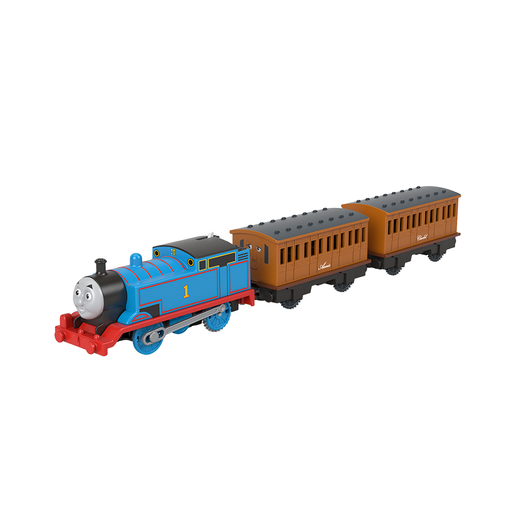 Fisher Price Thomas & Friends – Μηχανοκίνητo Τρενάκι Με 2 Βαγόνια Thomas, Annie & Clarabel GHK82 (BMK93)