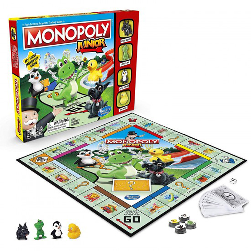 Hasbro - Επιτραπέζιο - Monopoly Junior, Ελληνική Έκδοση A6984