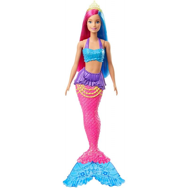 Mattel Barbie - Dreamtopia, Γοργόνα Κούκλα Με Μπλε Ουρά GJK08 (GJK07)