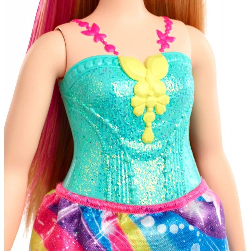 Mattel Barbie Dreamtopia - Πριγκίπισσα Κούκλα Με Ξανθά Μαλλιά Και Ροζ Ανταύγειες GJK16 (GJK12)