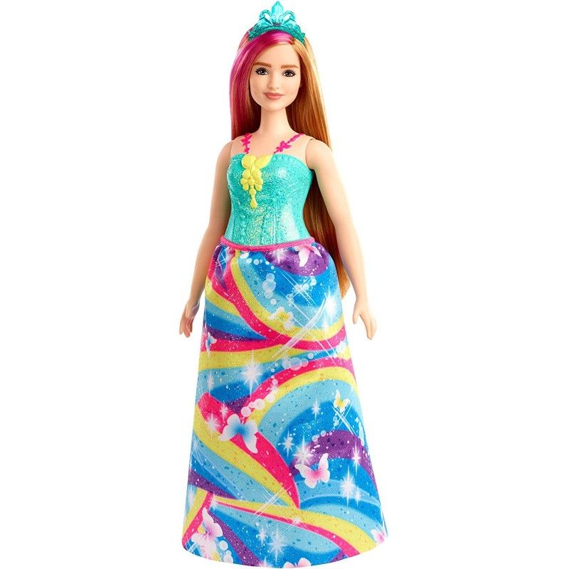 Mattel Barbie Dreamtopia - Πριγκίπισσα Κούκλα Με Ξανθά Μαλλιά Και Ροζ Ανταύγειες GJK16 (GJK12)