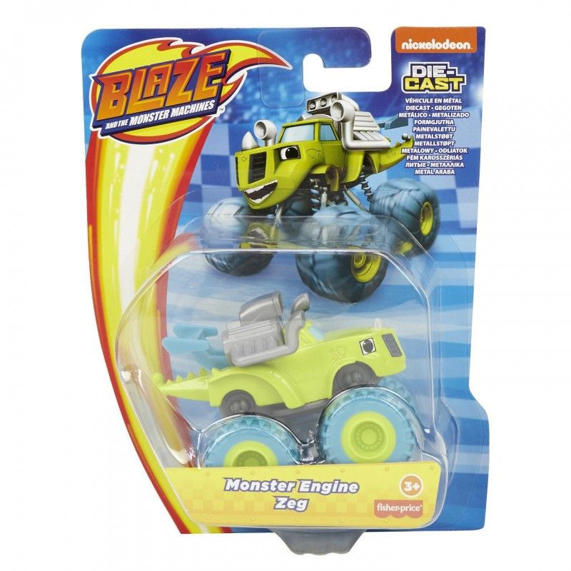 Fisher Price Blaze - Die Cast Monster Engine Zeg GWX80 (CGF20)