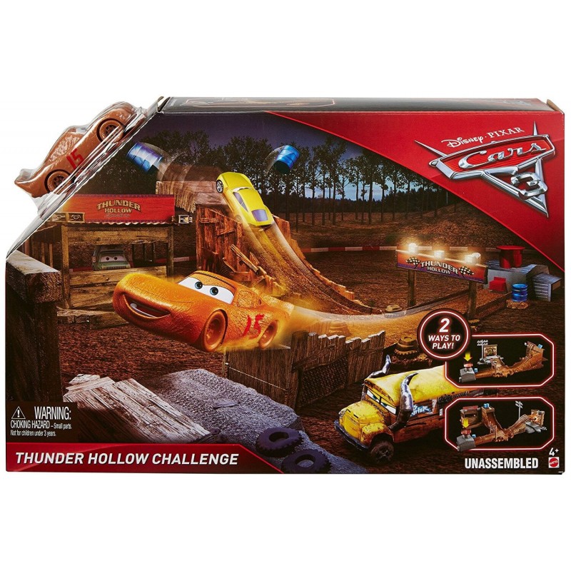 Mattel Cars - Thunder Hollow Challenge Σετ Παιχνιδιού DYB00