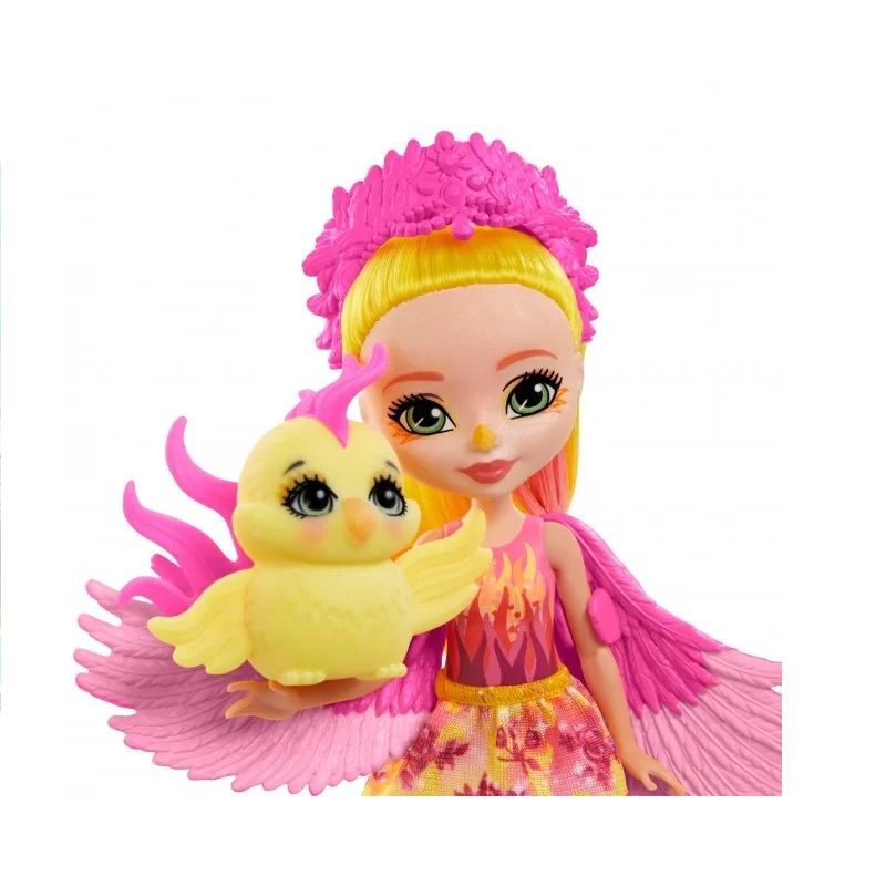 Mattel Enchantimals Royals – Κούκλα Και Ζωάκι Failon Phoenix & Sunrise GYJ04 (FNH22)