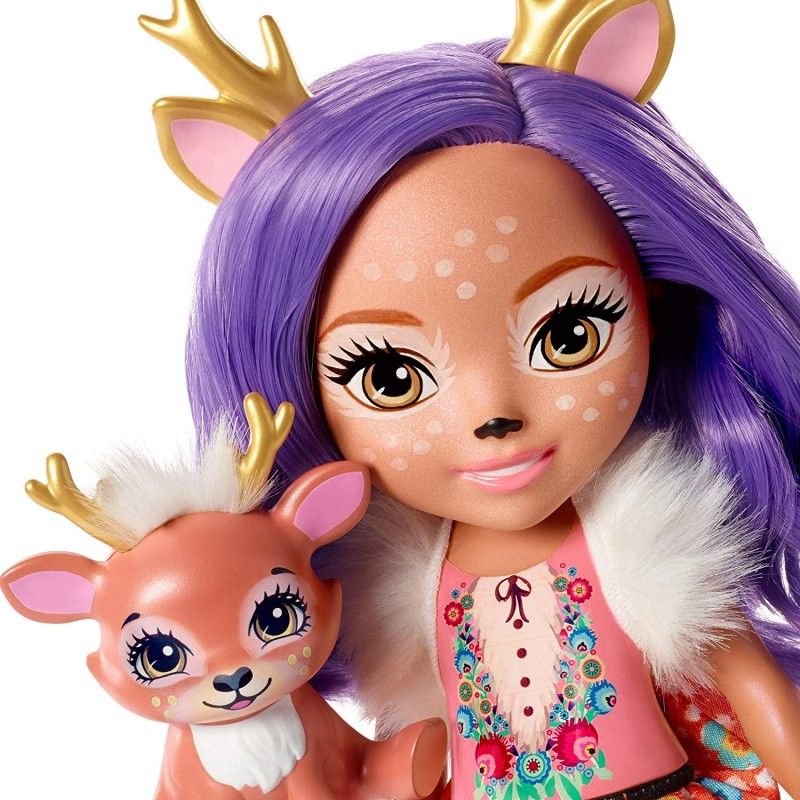 Mattel Enchantimals - Μεγάλη Κούκλα, Danessa Deer & Sprint FRH54 (FRH51)